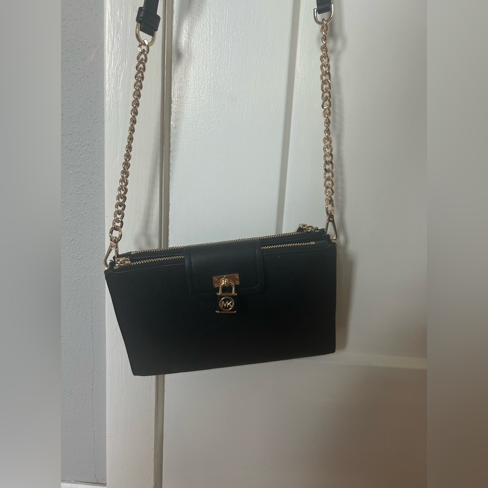 Michael Kors black crossbody bag